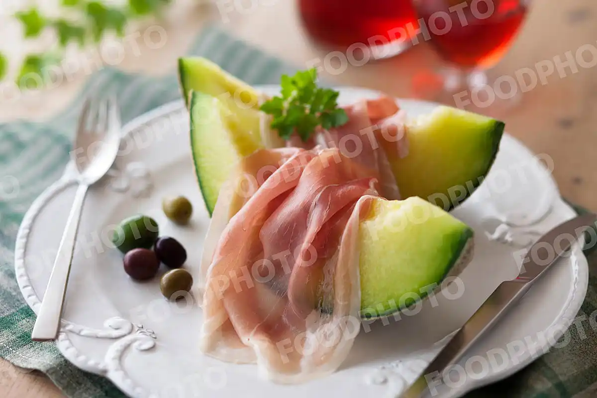 アールスメロン生ハムのせ