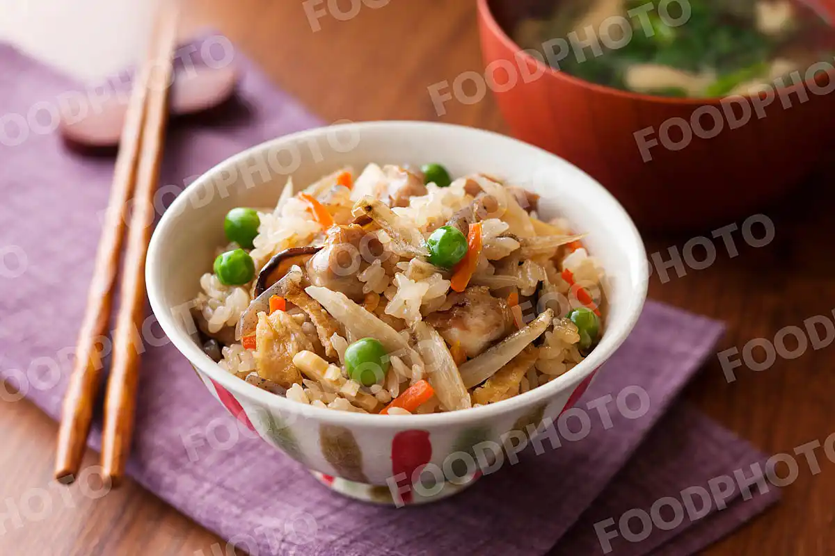 鶏五目炊き込みご飯