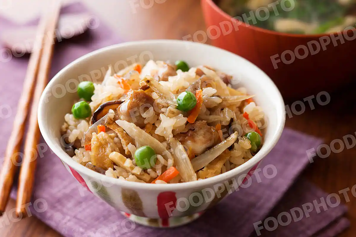 鶏五目炊き込みご飯