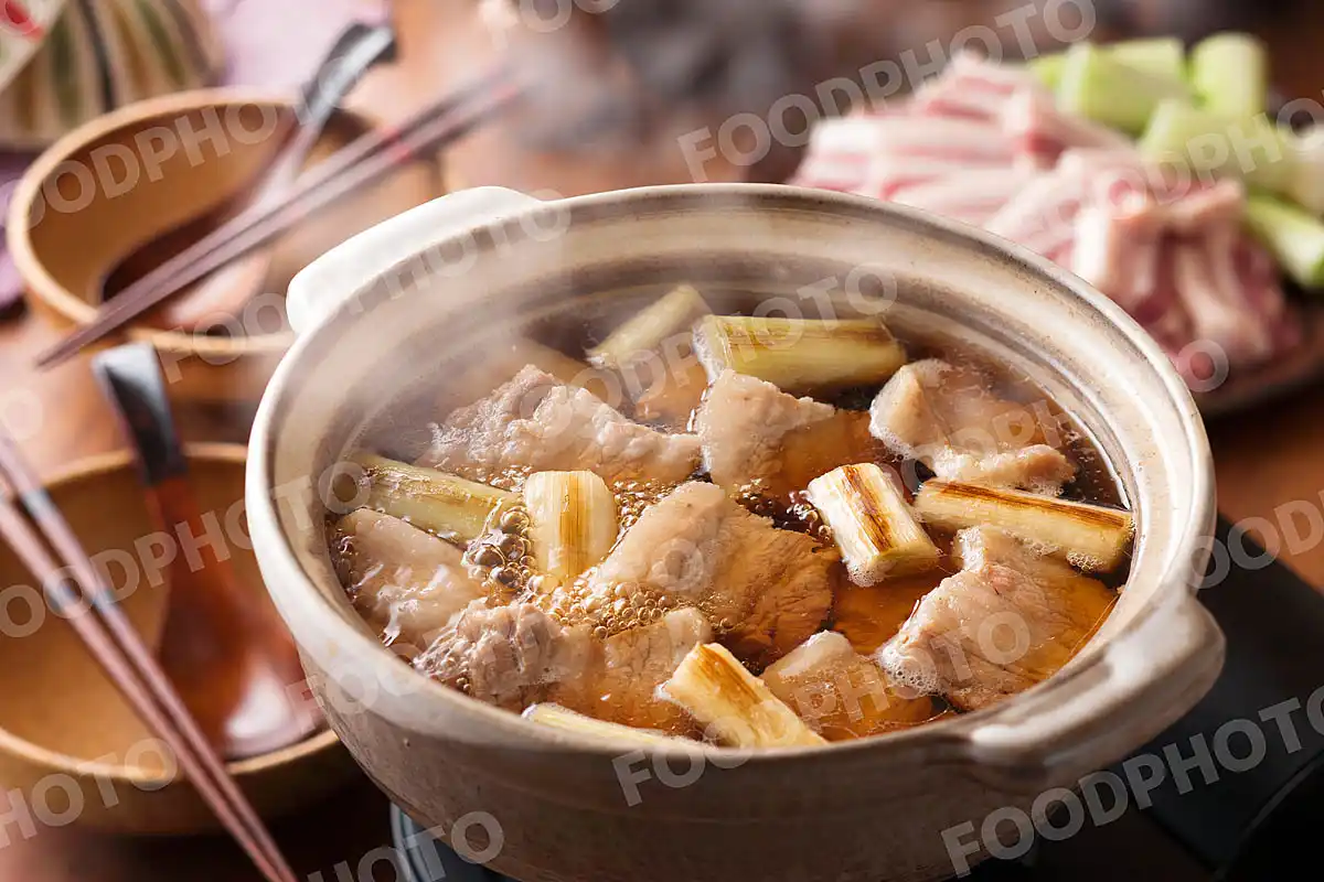 豚バラ肉のねぎま鍋
