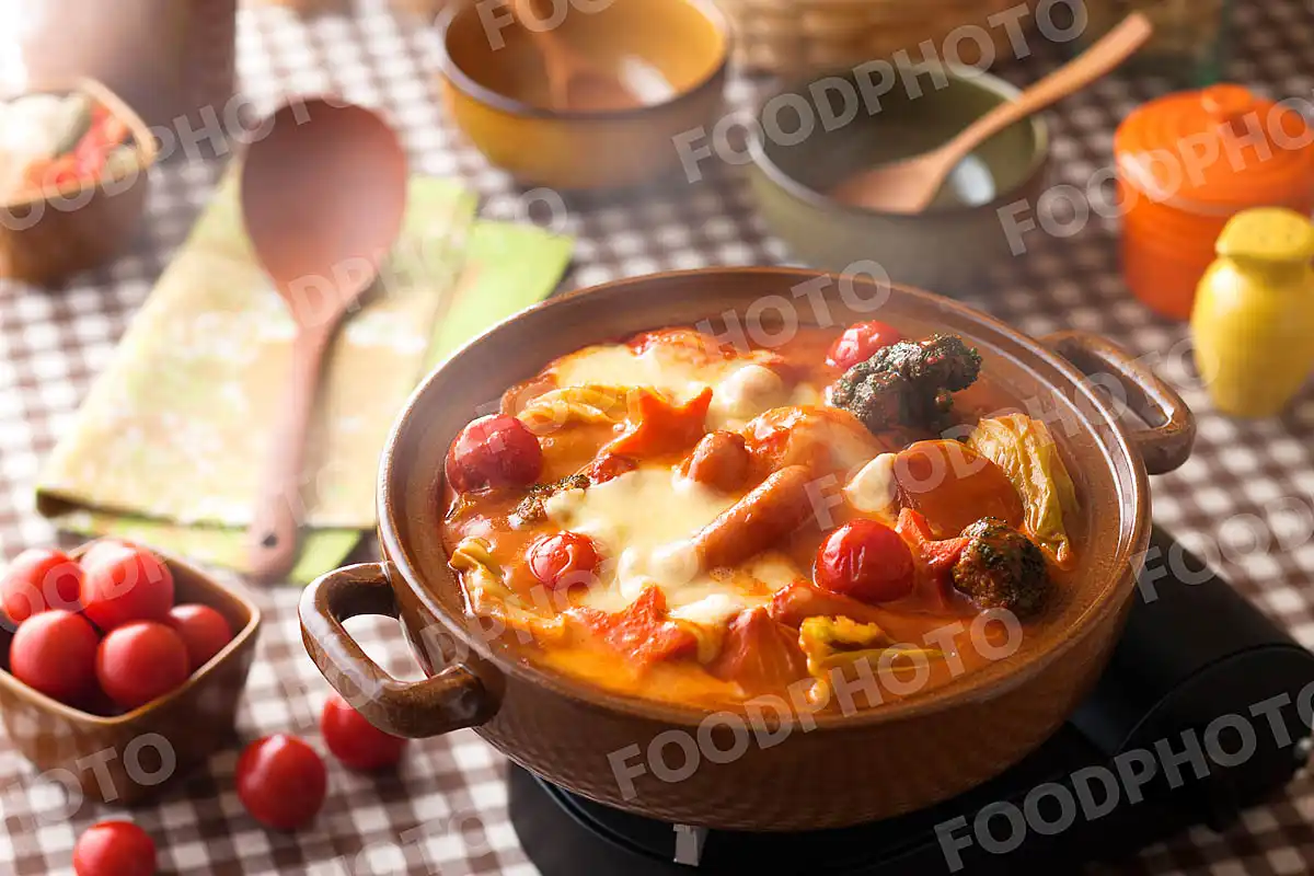 洋風トマトチーズ鍋