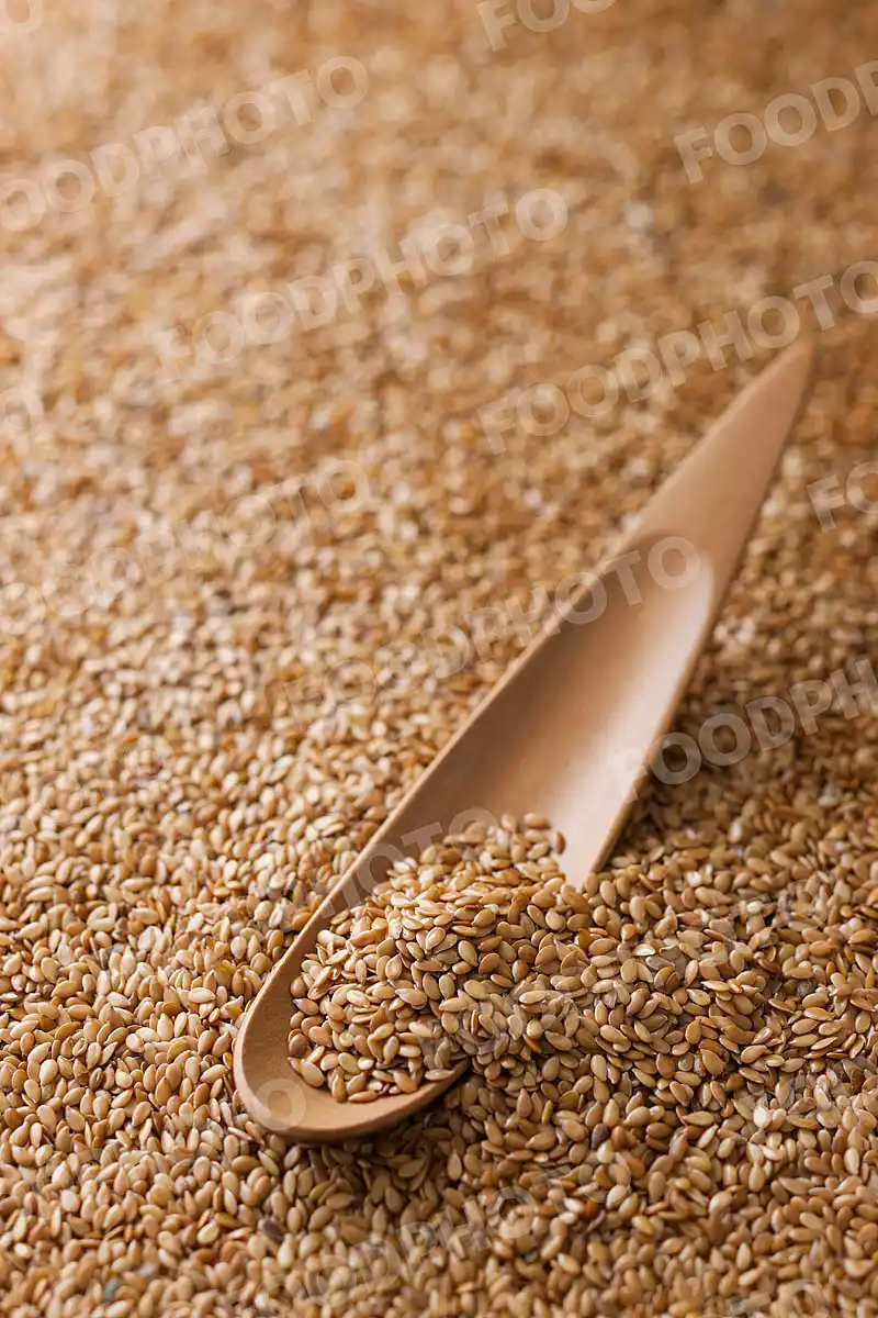 亜麻の種子（アマニオイルの原料）