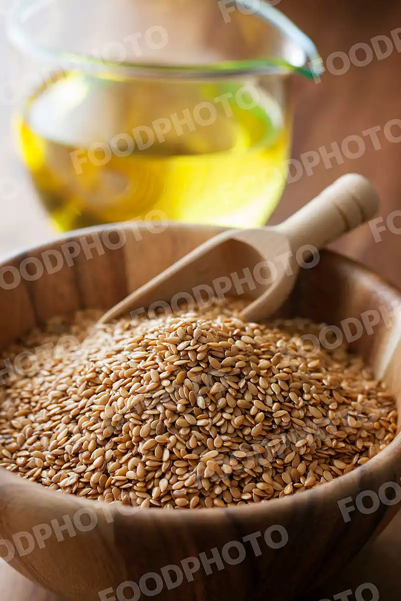 アマニオイルと亜麻の種子