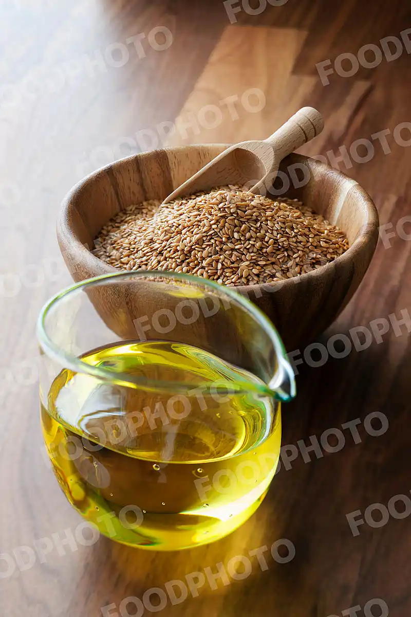 アマニオイルと亜麻の種子