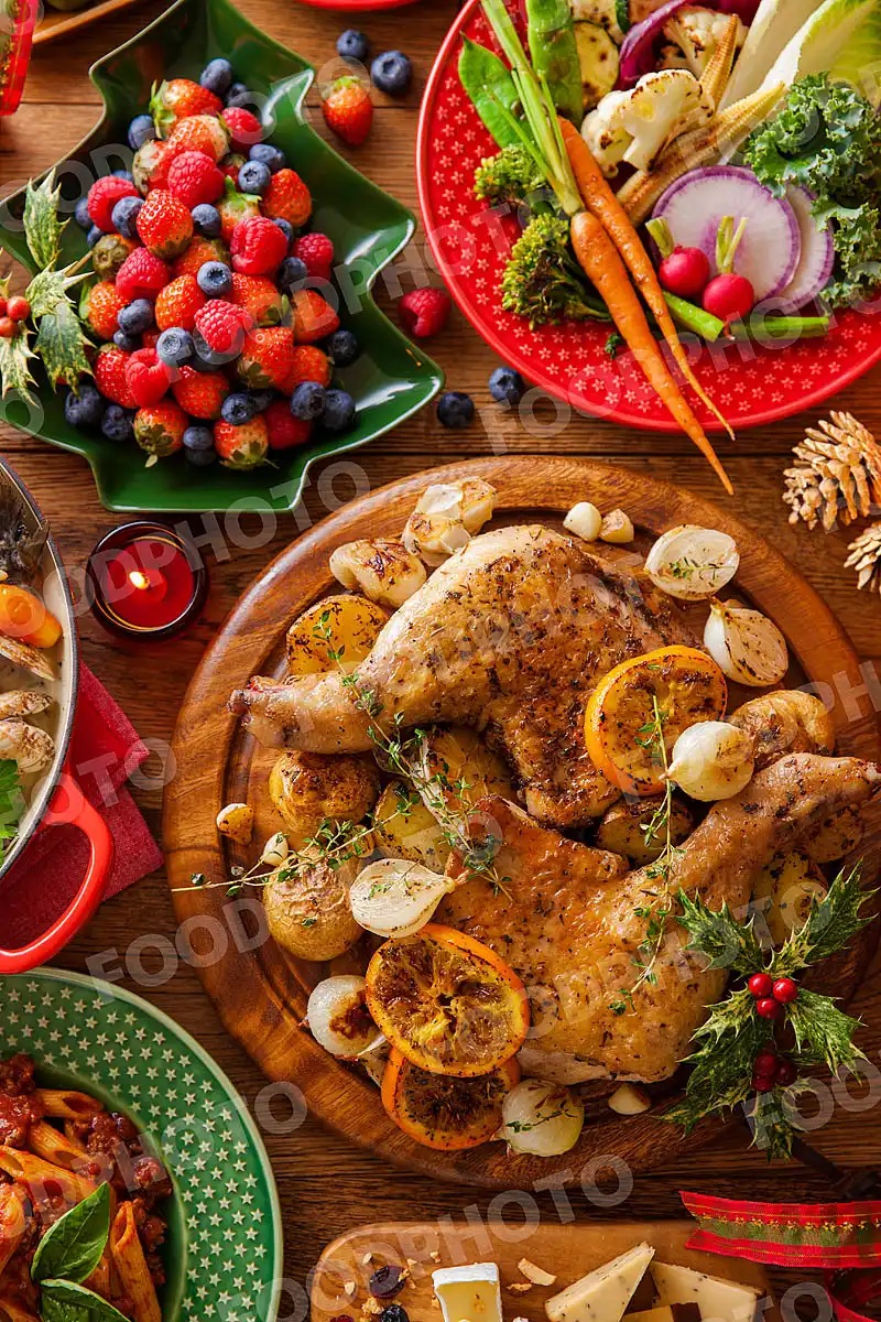 ローストチキン / クリスマスイメージ