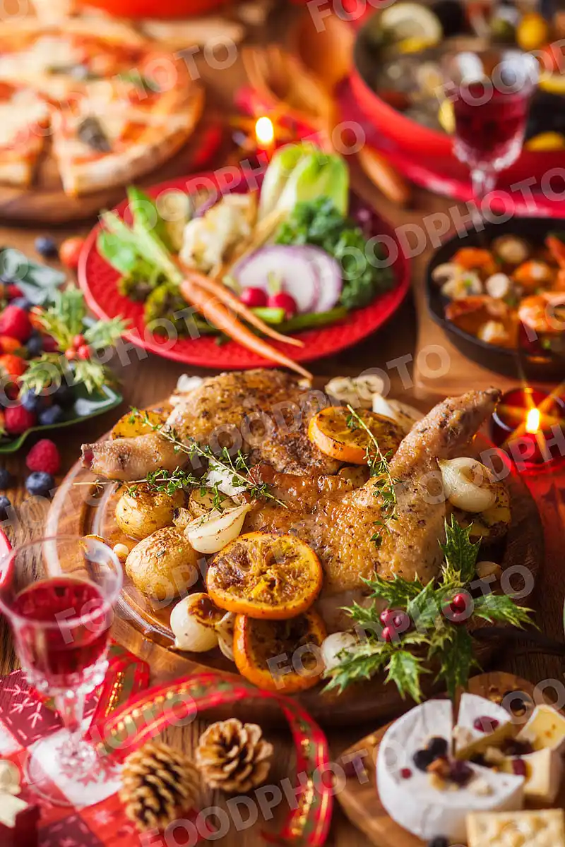 ローストチキン / クリスマスイメージ