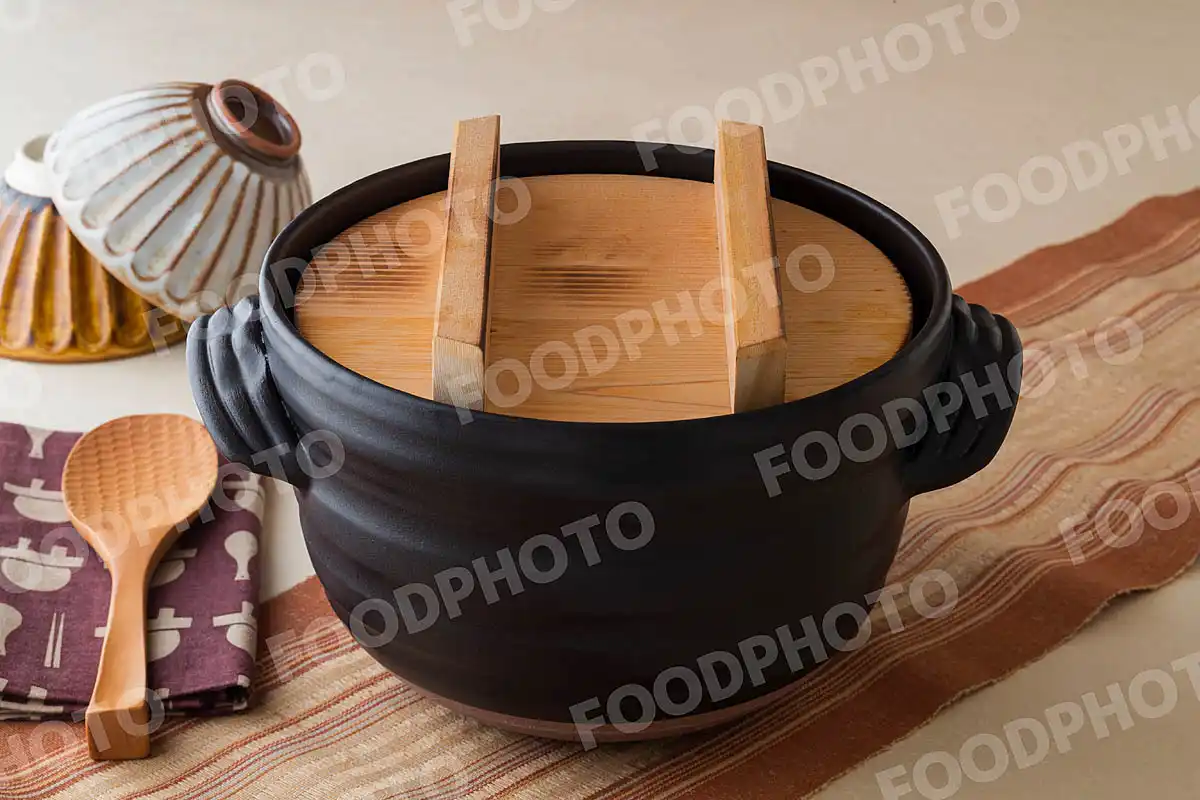 杓文字と炊飯土鍋