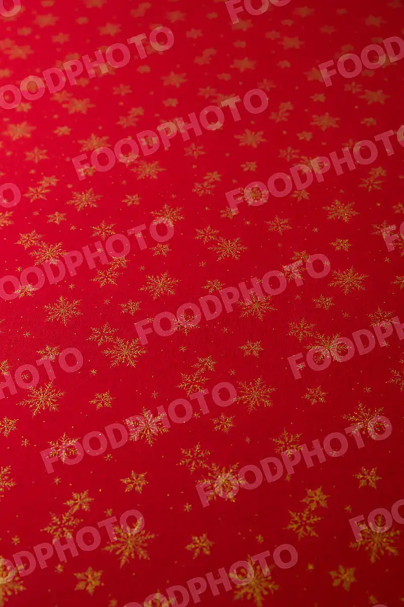 スノーフレーク柄テーブルクロス。 