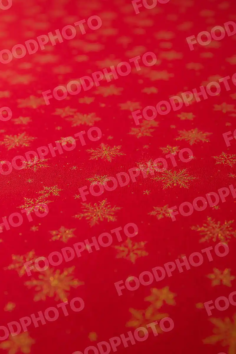 スノーフレーク柄テーブルクロス。 