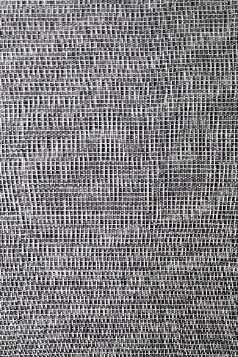 グレー・ホワイト / ボーダー柄テーブルクロス。 