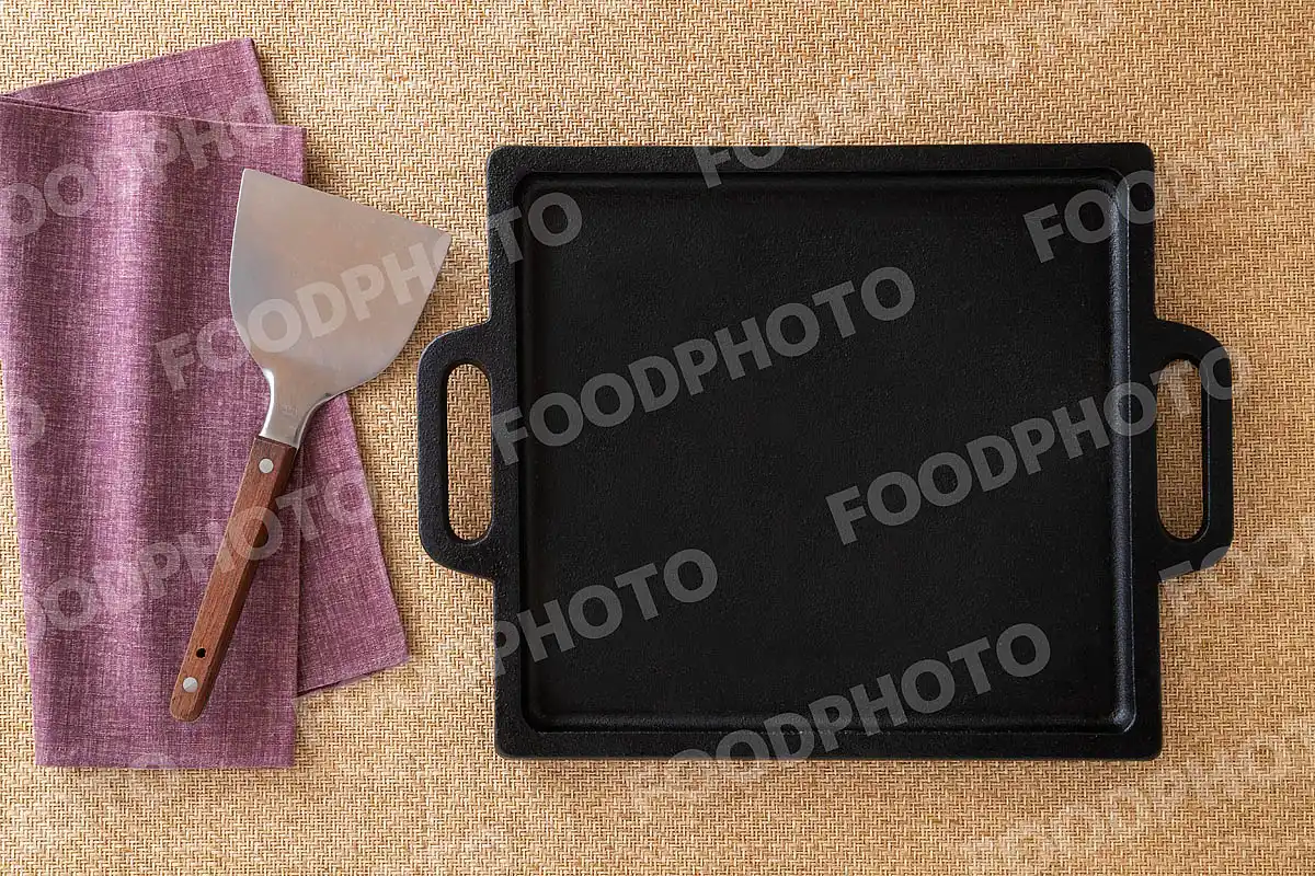 南部鉄器の鉄板。