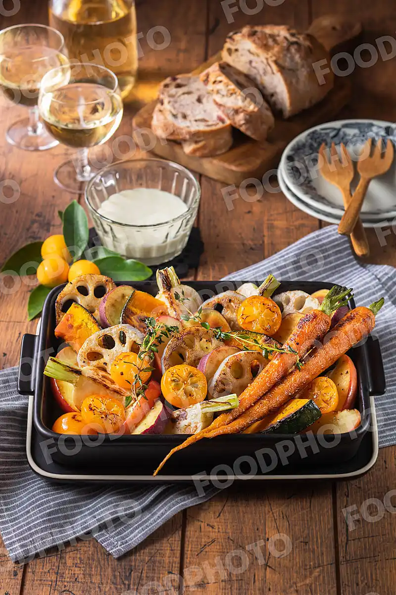 冬野菜のグリルサラダ