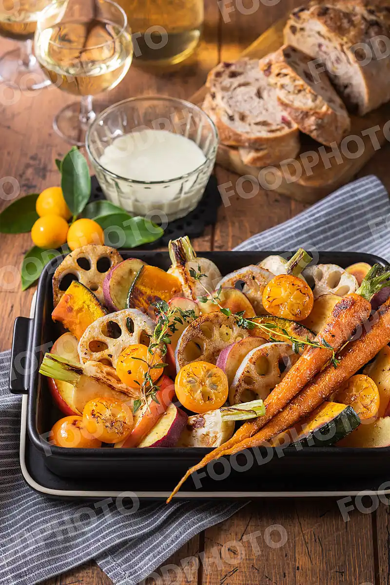 冬野菜のグリルサラダ