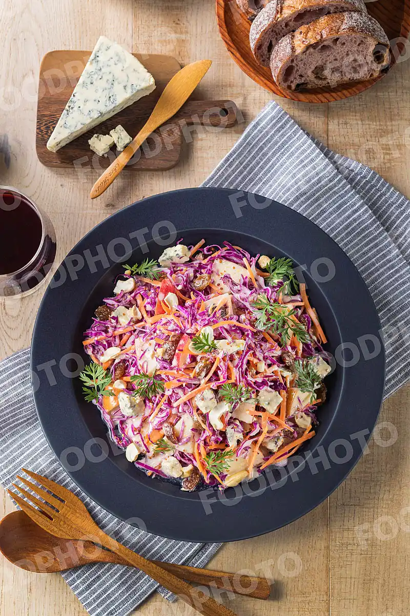 紫キャベツとにんじんのサラダ