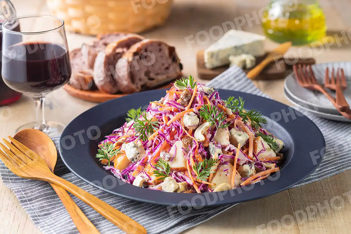 紫キャベツとにんじんのサラダ