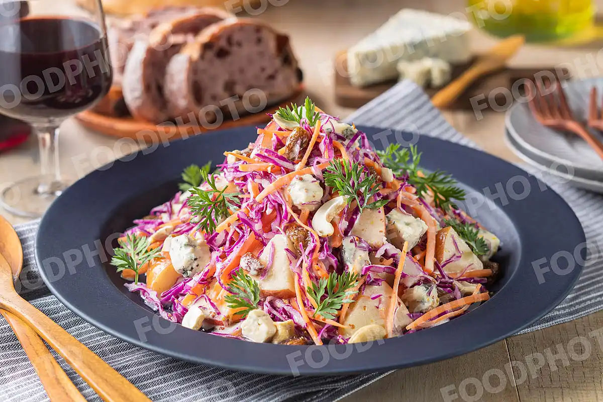 紫キャベツとにんじんのサラダ