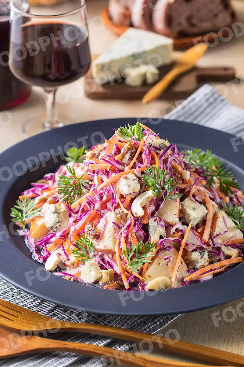 紫キャベツとにんじんのサラダ