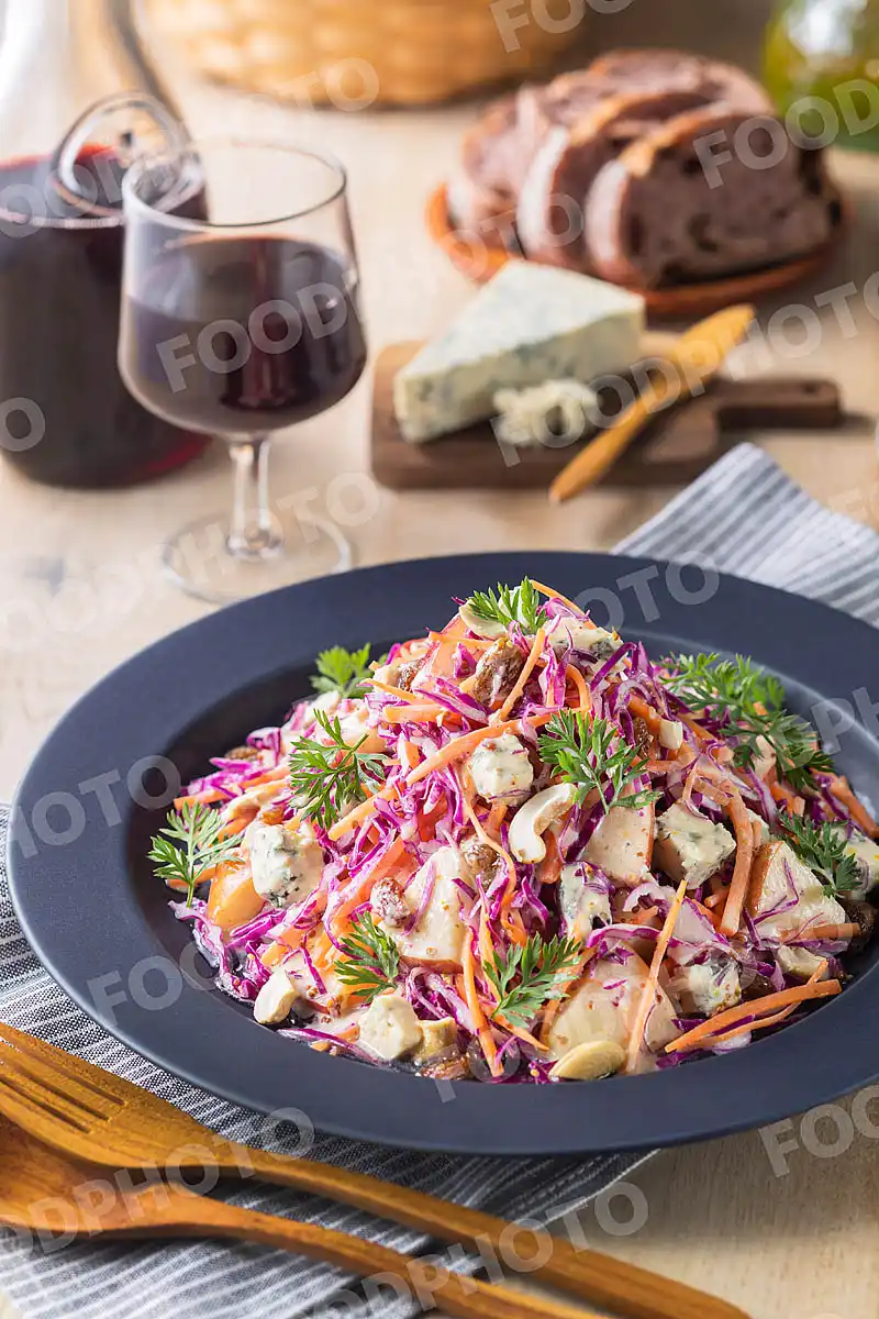 紫キャベツとにんじんのサラダ 