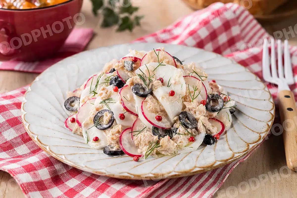 蕪とラディッシュのシーチキンサラダ  