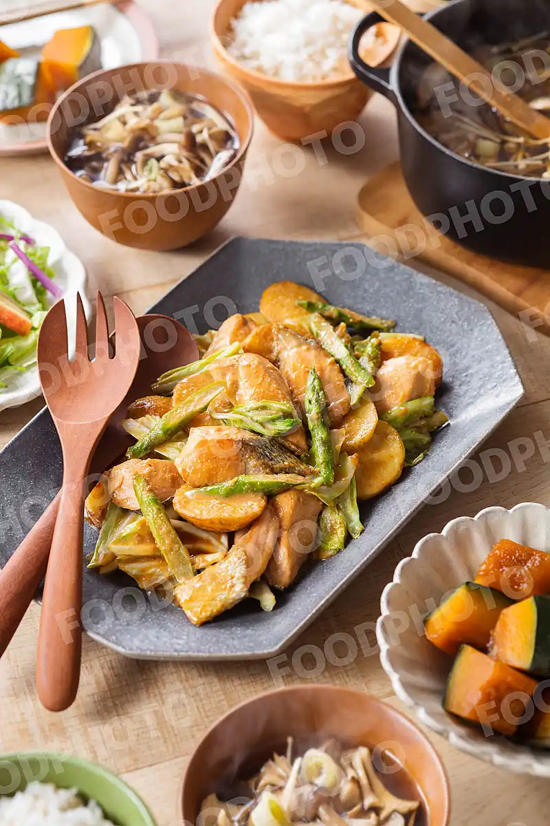 鮭のちゃんちゃん焼き