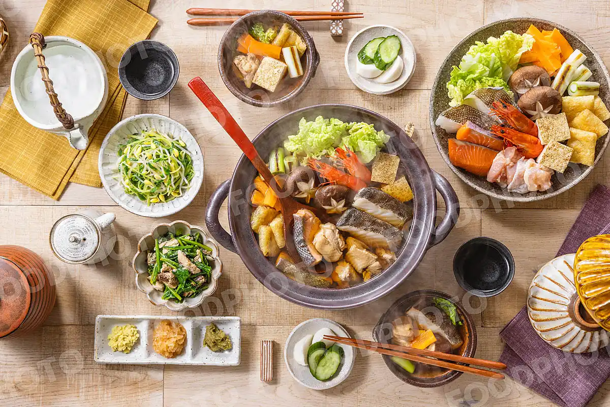 いつもの食卓 寄せ鍋