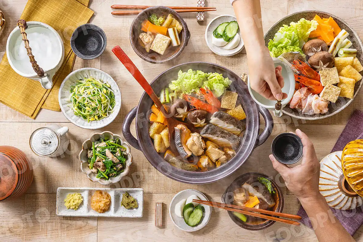 いつもの食卓 寄せ鍋