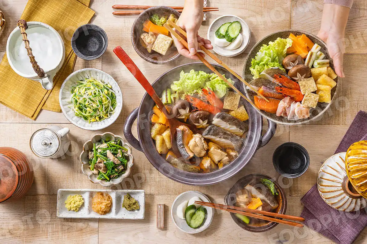 いつもの食卓 寄せ鍋