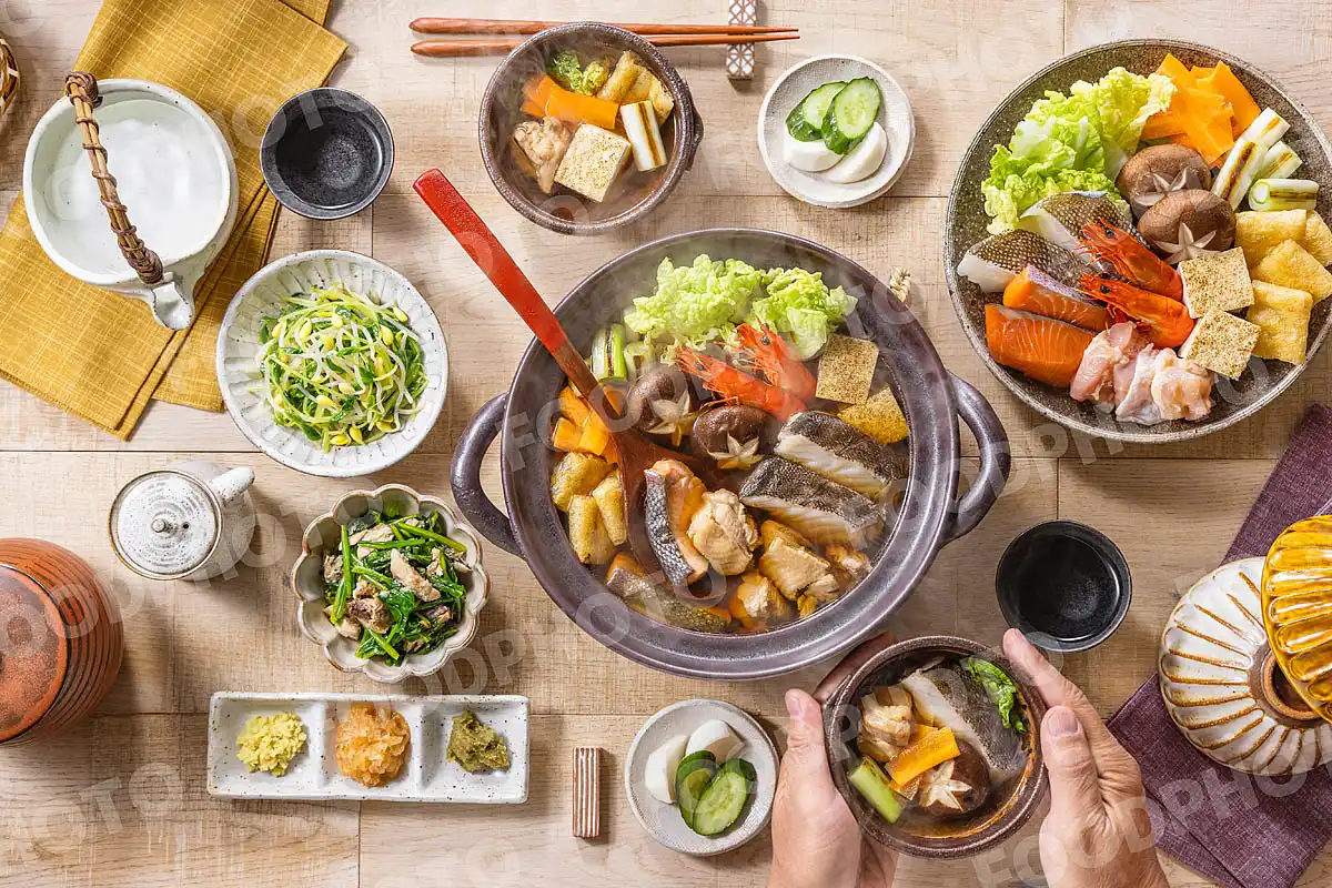 いつもの食卓 寄せ鍋