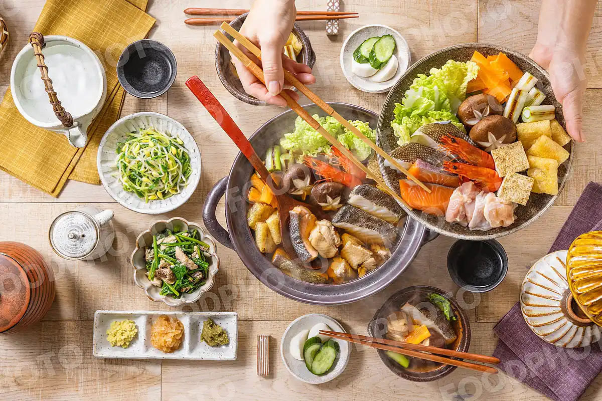 いつもの食卓 寄せ鍋