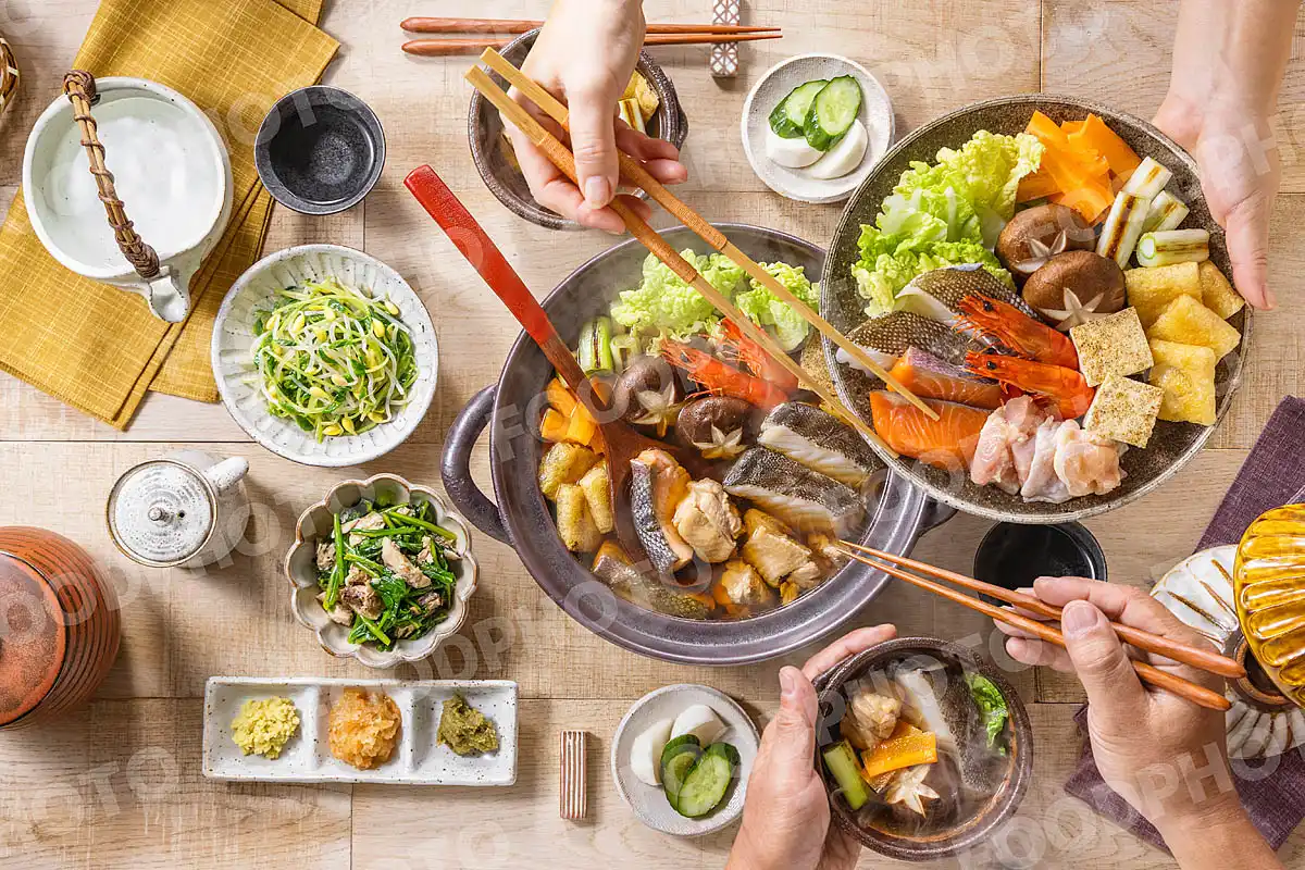 いつもの食卓 寄せ鍋