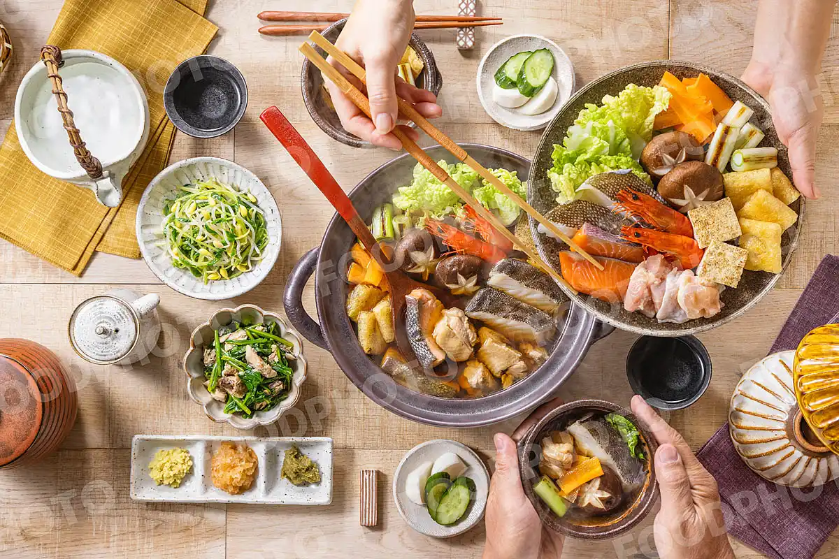 いつもの食卓 寄せ鍋