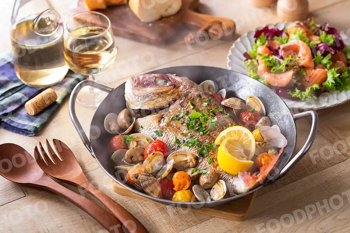 鯛のアクアパッツァ