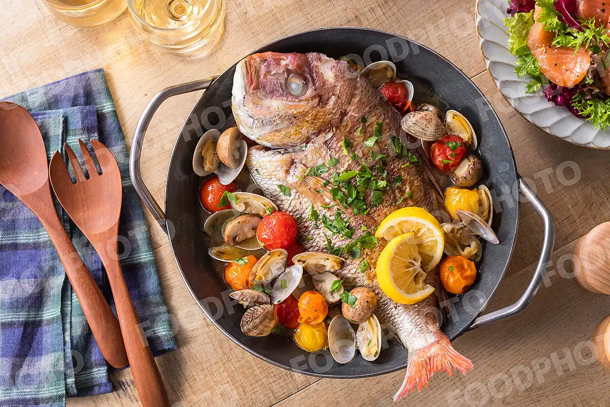 鯛のアクアパッツァ