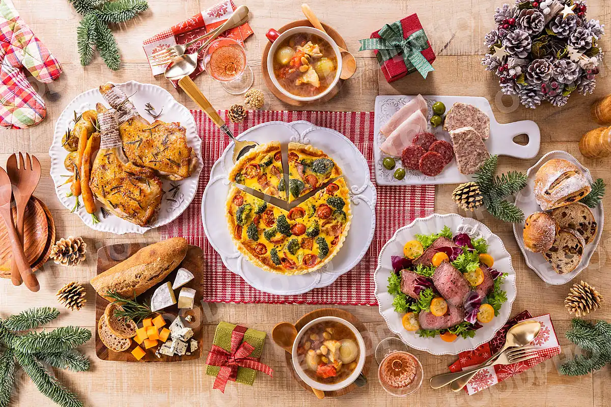 いつもの食卓 クリスマス