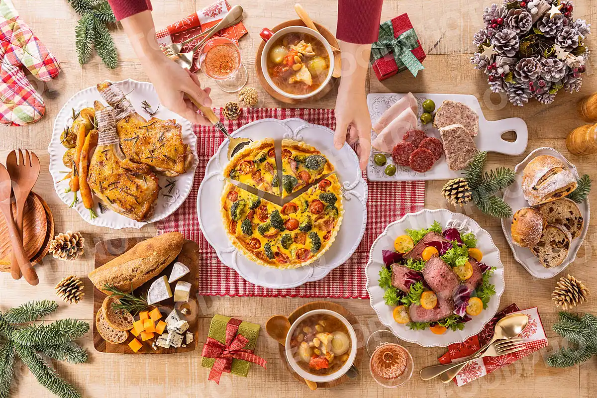 いつもの食卓 クリスマス