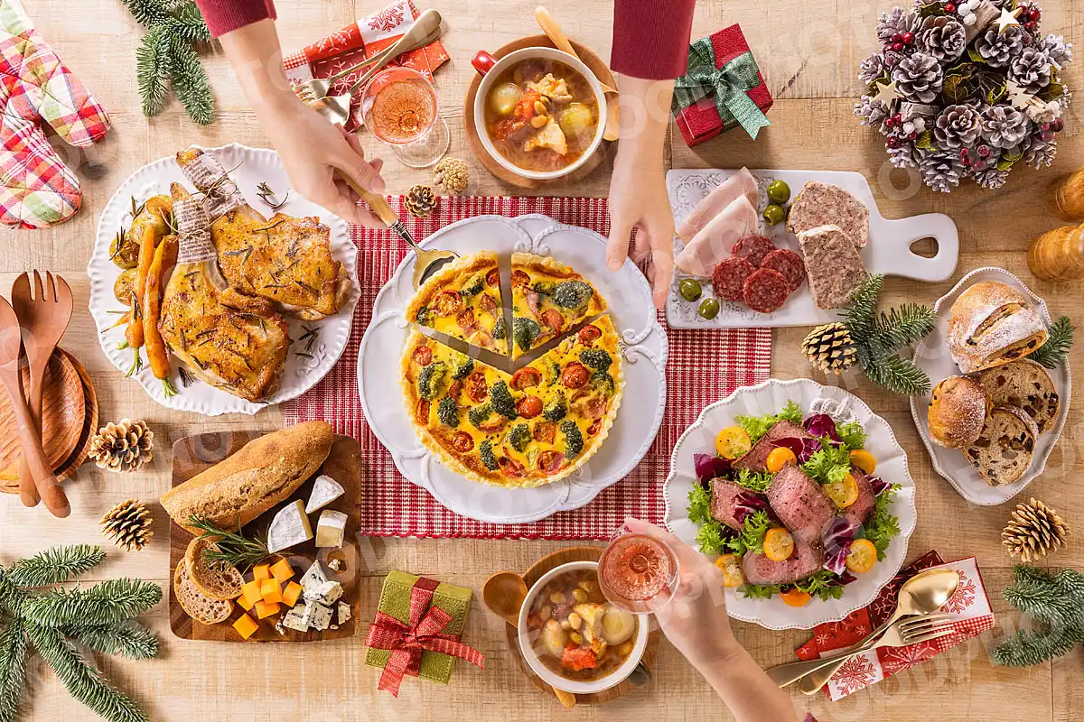 いつもの食卓 クリスマス