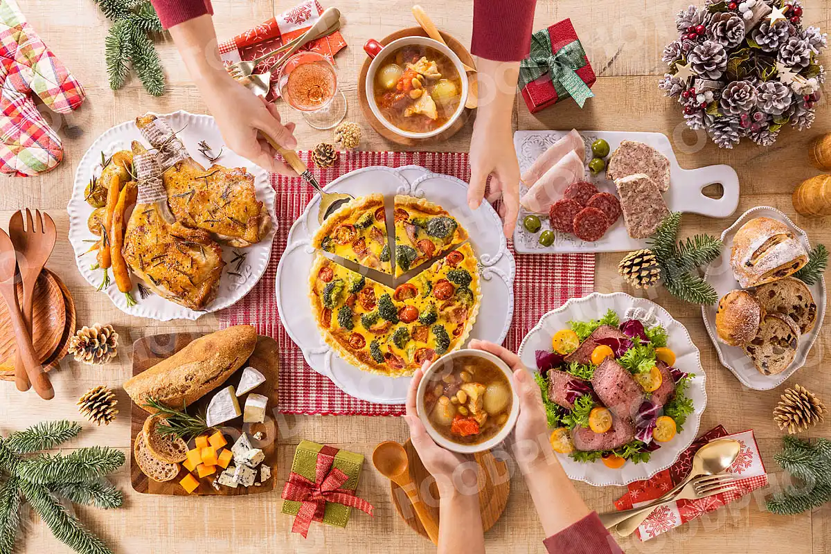 いつもの食卓 クリスマス