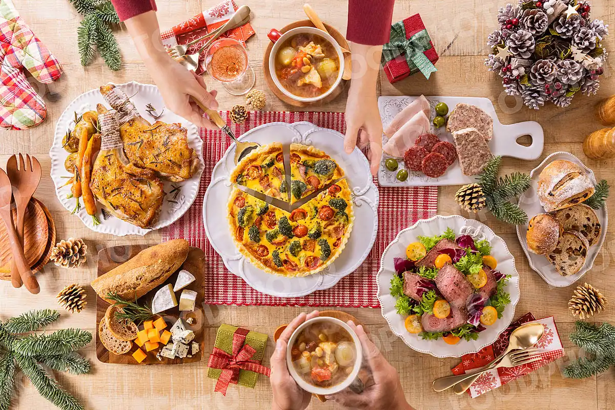 いつもの食卓 クリスマス