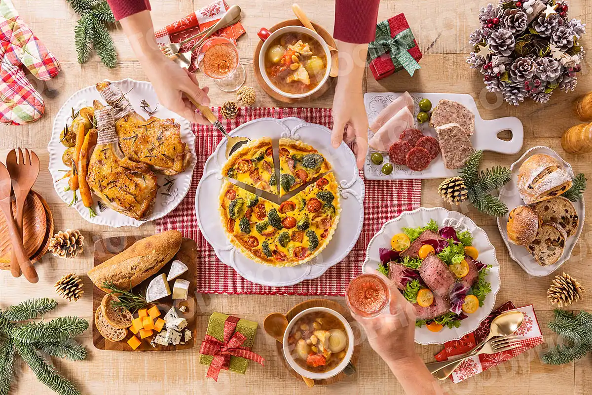 いつもの食卓 クリスマス