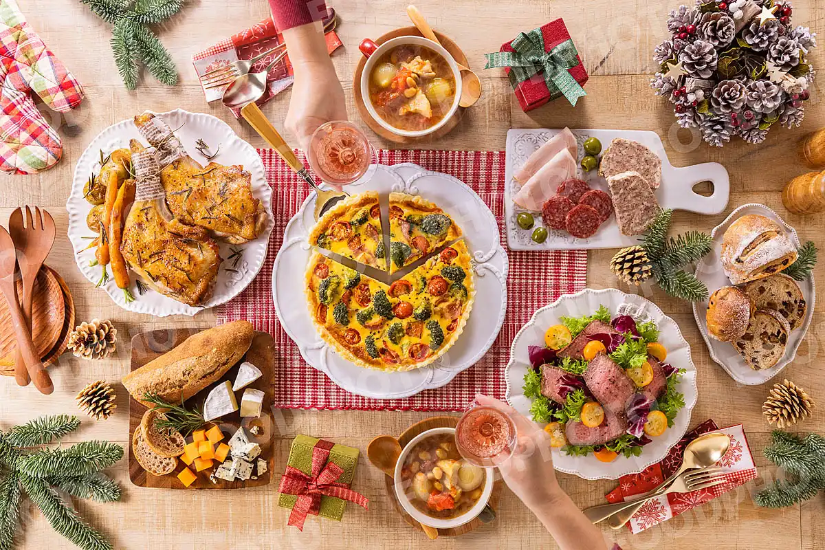 いつもの食卓 クリスマス