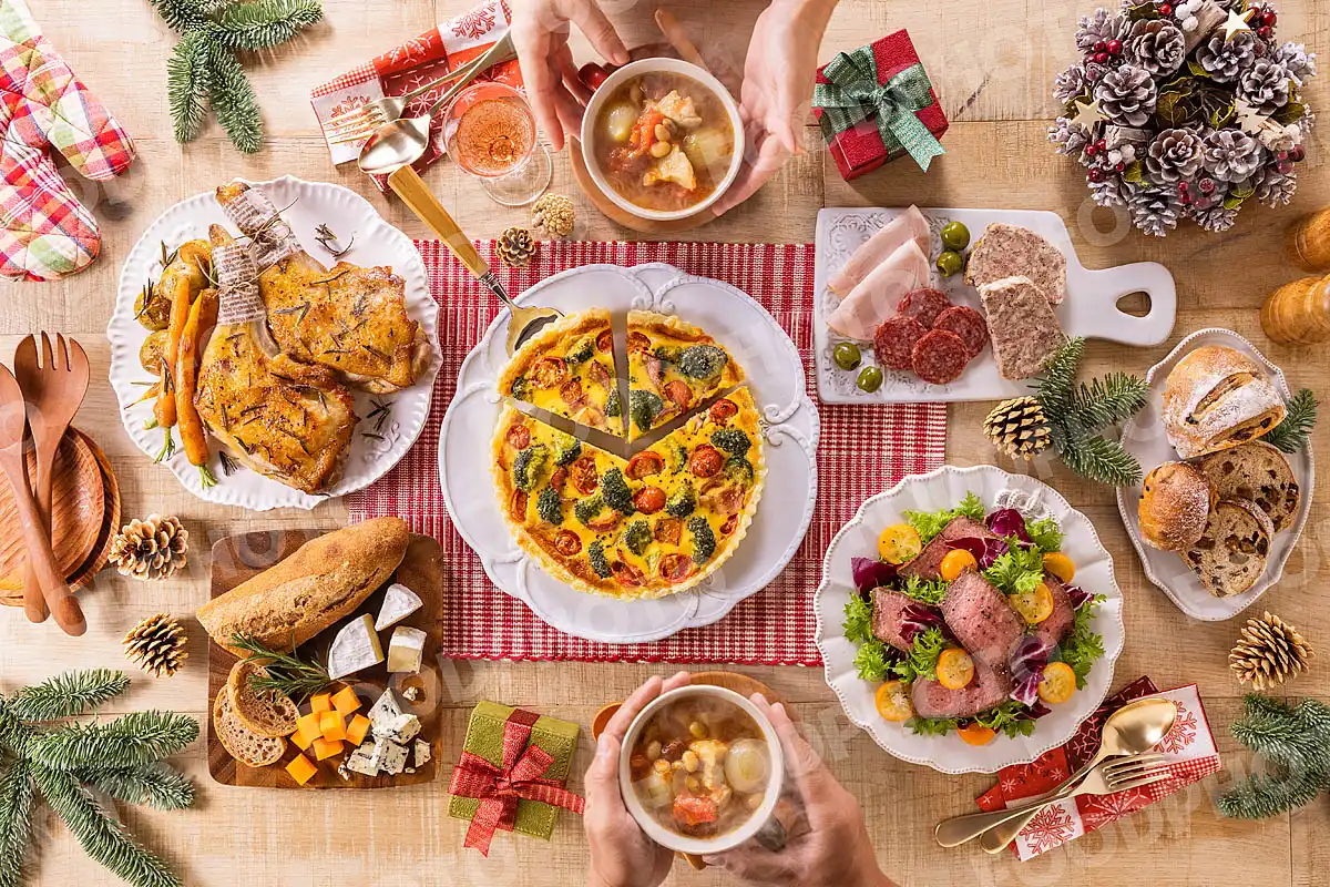 いつもの食卓 クリスマス