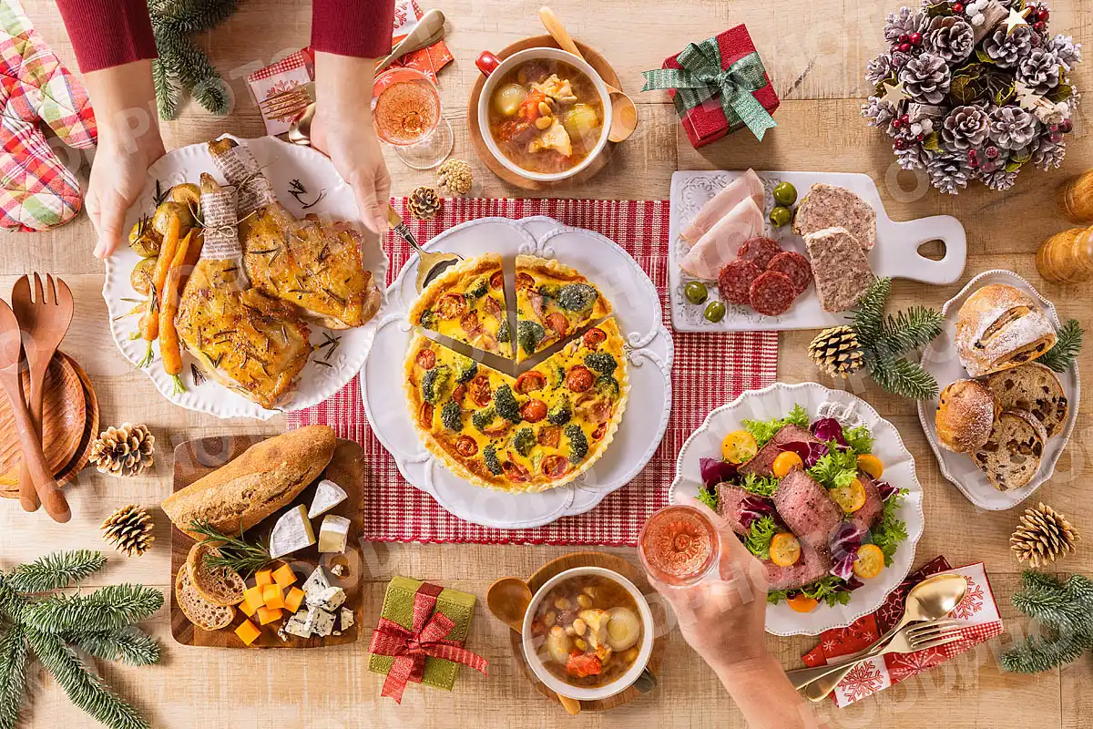 いつもの食卓 クリスマス