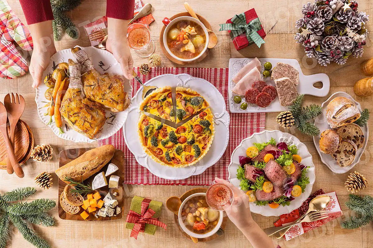 いつもの食卓 クリスマス