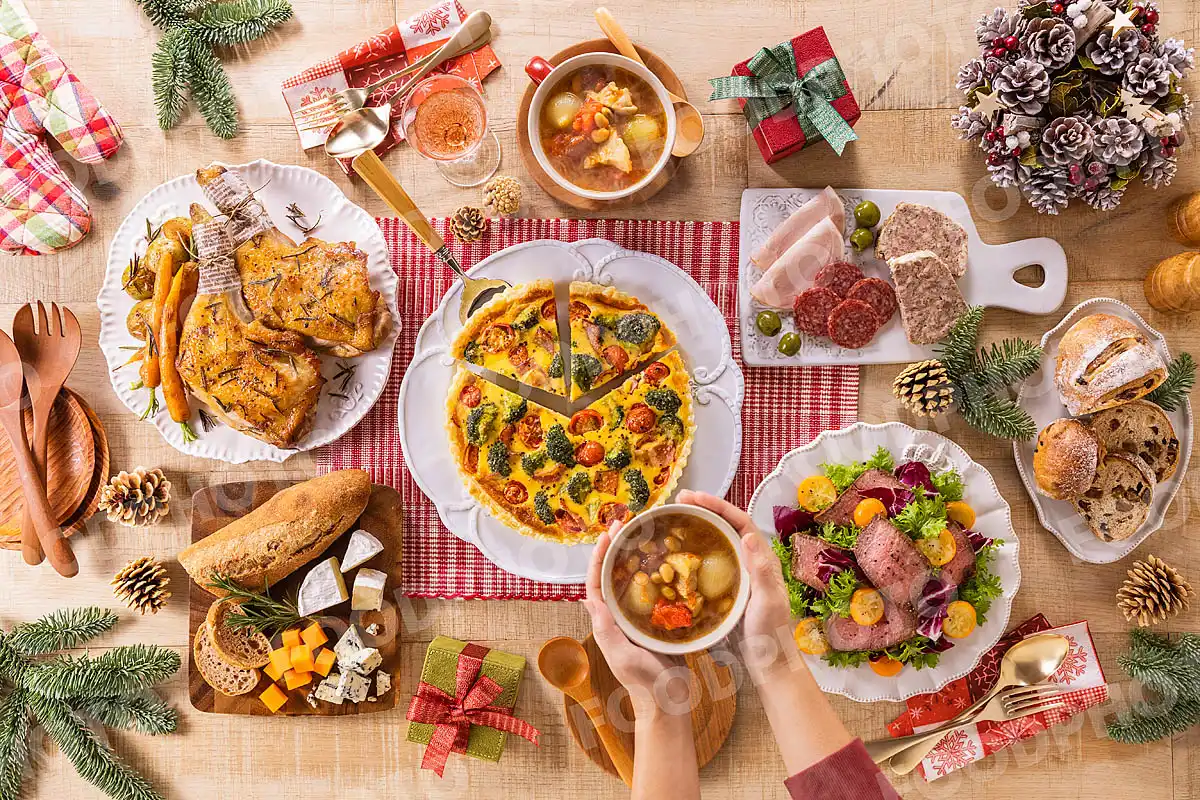 いつもの食卓 クリスマス