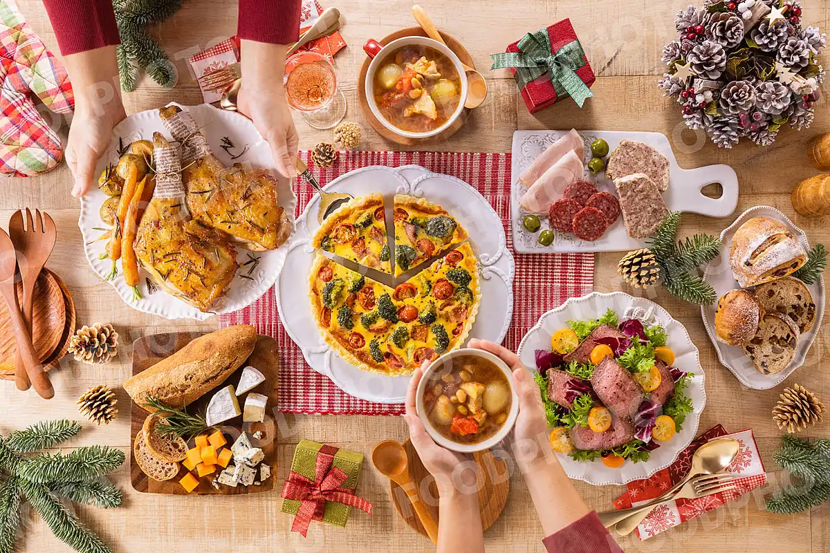 いつもの食卓 クリスマス