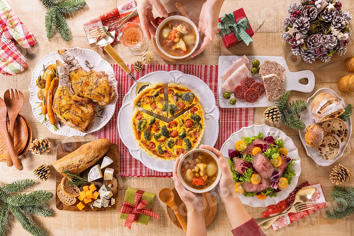 いつもの食卓 クリスマス