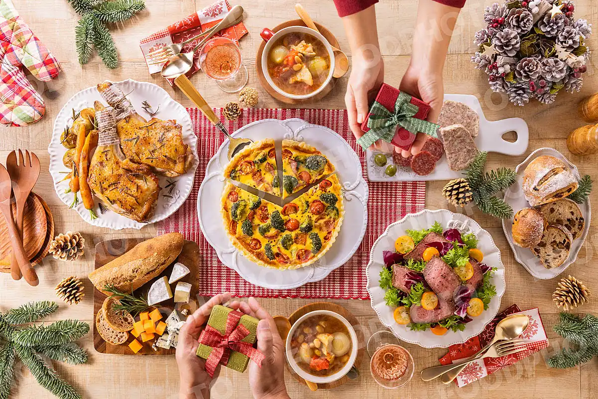 いつもの食卓 クリスマス