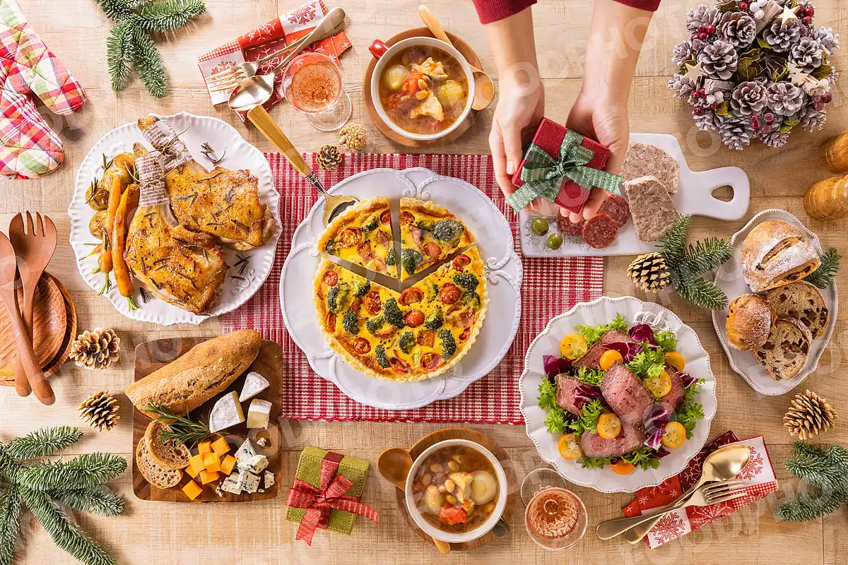 いつもの食卓 クリスマス